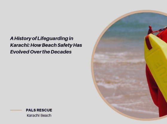 Lifeguards on duty at Karachi’s beaches, protecting visitors.